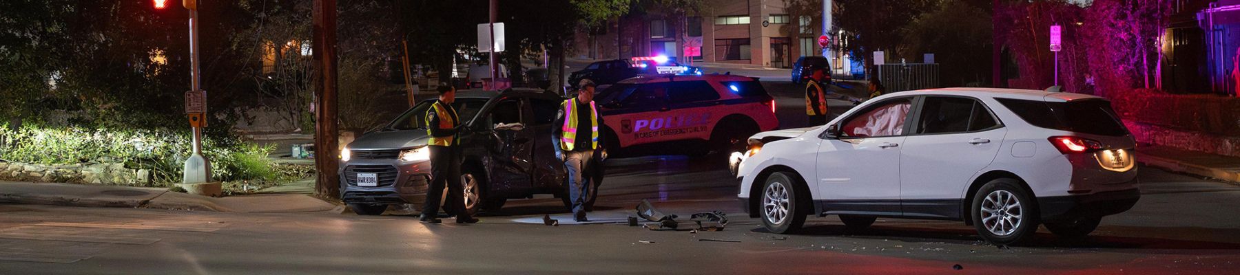 Image of crash at an intersection